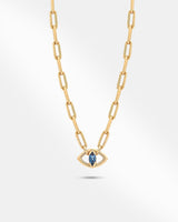 Evil Eye Pendant With Blue Stone