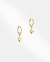 Star Hoop Drop Earring