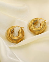 Thick Hoop Earring-1