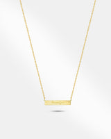 Golden Bar Nameplate