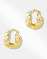 Gold Plated Hoops For Women-1