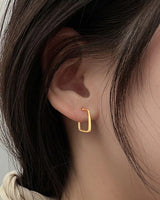Square Hoop Earring-2