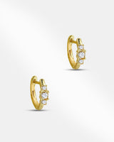 Mini Hoop Earring With Stones