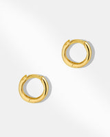 Gold Plated Mini Hoop Earring-1