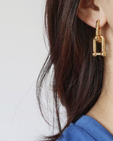 U Buckle Earrings-2