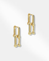 U Buckle Earrings