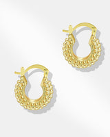 Basket Style Hoop Earring-1