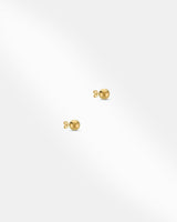 18K Gold Ball Stud Earring-2