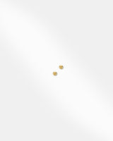 18K Gold Ball Stud Earring-7