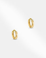 Gold Plated Huggie Hoop Earring