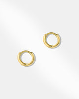 Gold Plated Huggie Hoop Earring-1