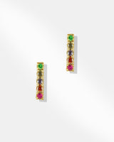 Rainbow Bar Stud Earring-1