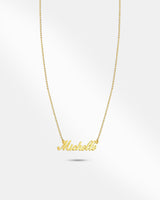 Gold Plated Personalized Name Necklace