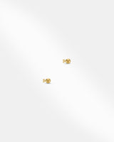 18K Gold Ball Stud Earring-4