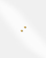18K Gold Ball Stud Earring-5