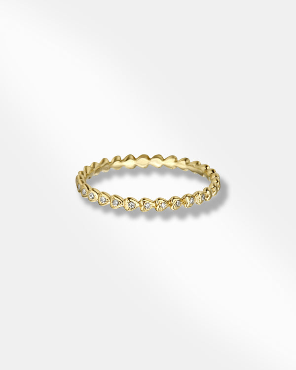 Gold Plated Multi Stone Ring