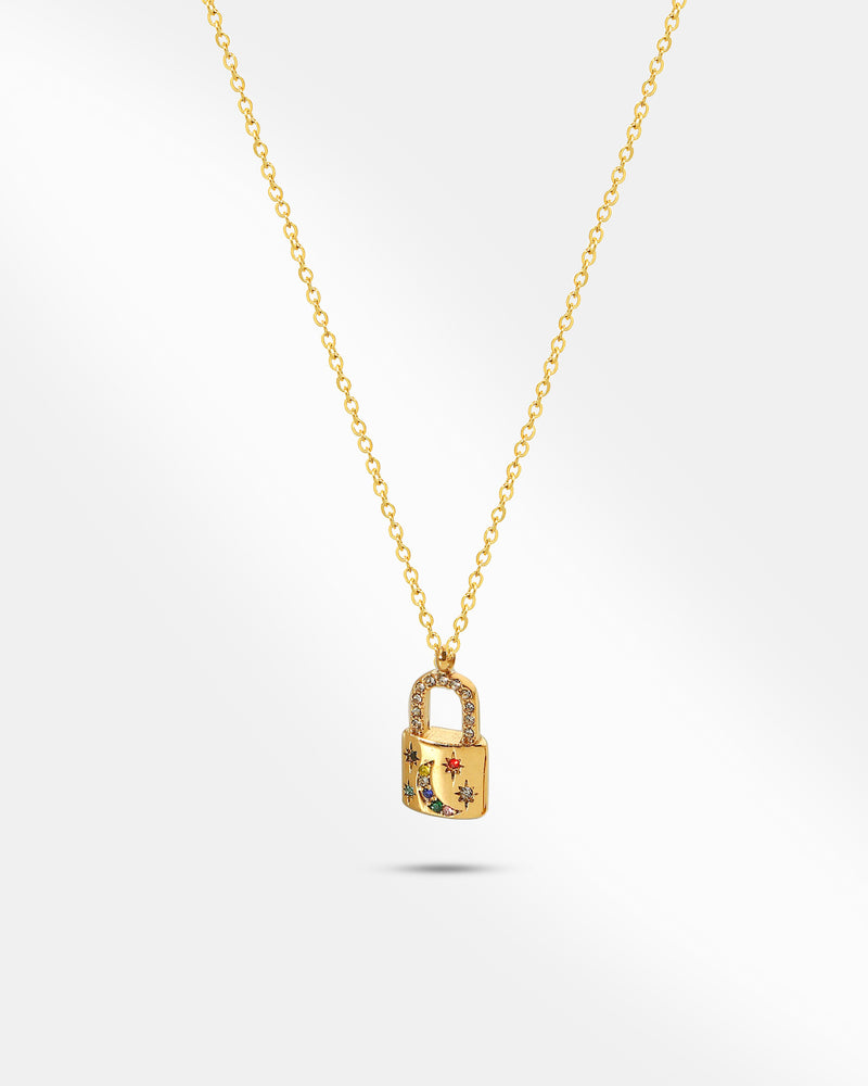 Lock Design Chain Necklace