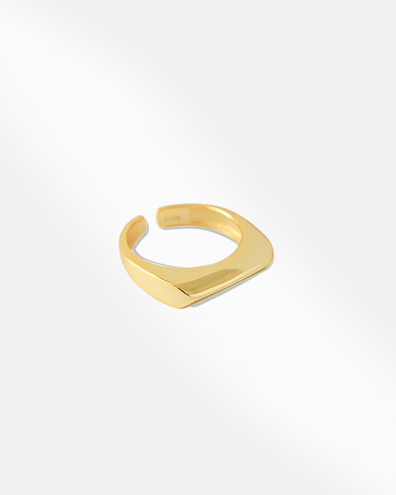 Gold Plated Cuff Ring