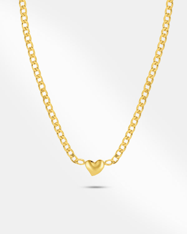 Gold Chain Necklace With Pendant