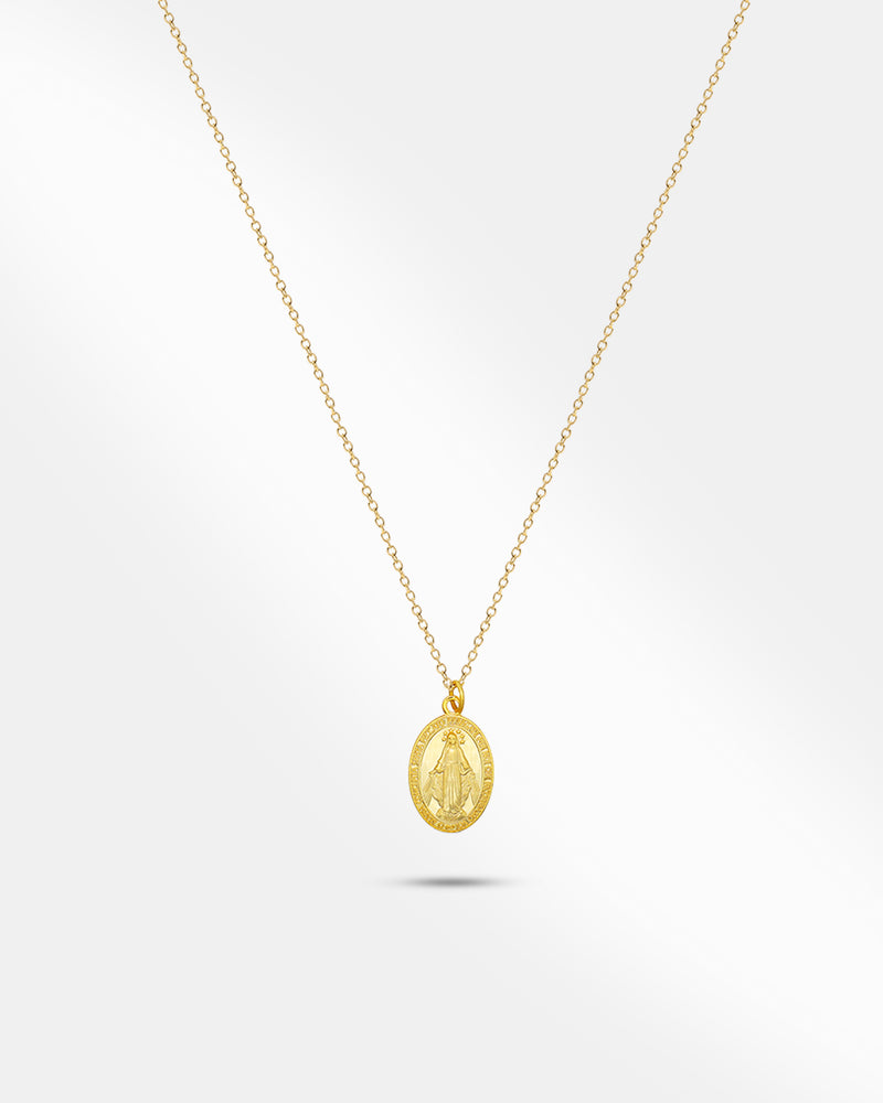 Gold Guadalupe Chain Necklace