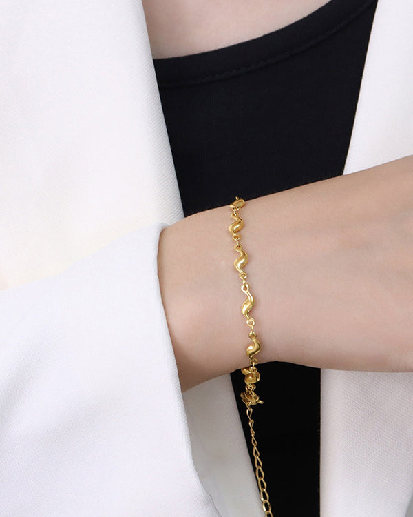 18K Gold Bracelet For Women-1