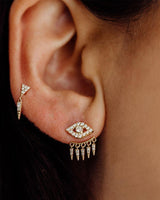 18K Gold Plated Drop Earring-1