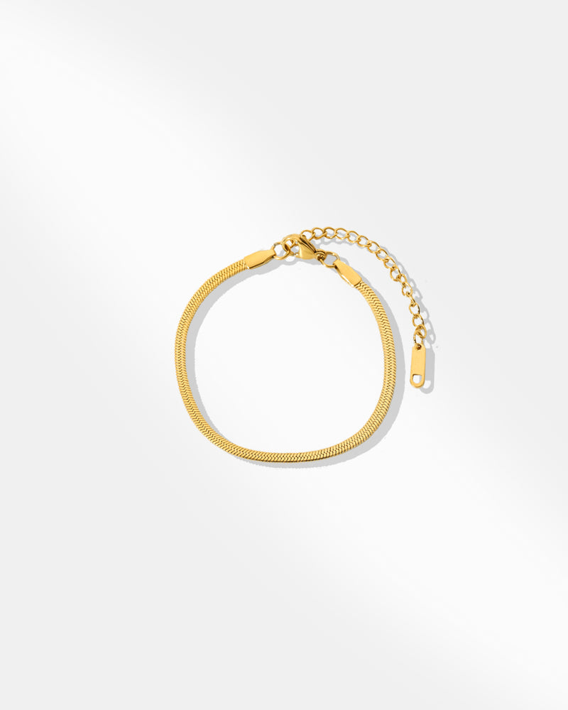 18k Gold Chain Bracelet for Women