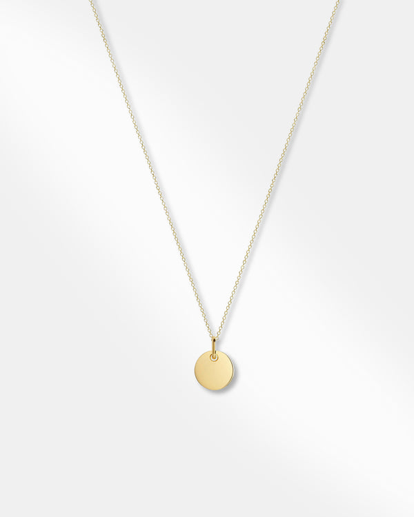 Chain Necklace With Gold Pendant