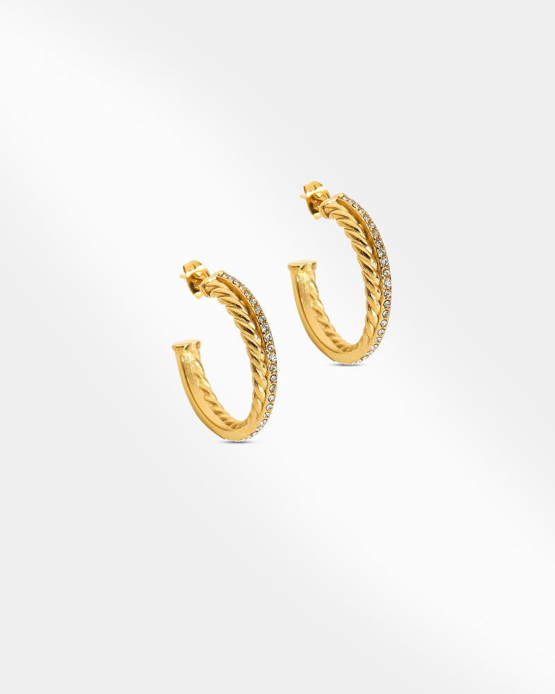 Gold Plated Hoop Earring For Women