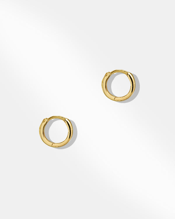 Gold Plated Hoop Earring-1