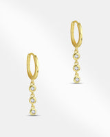 Carmen Drop Huggie Hoop Earrings