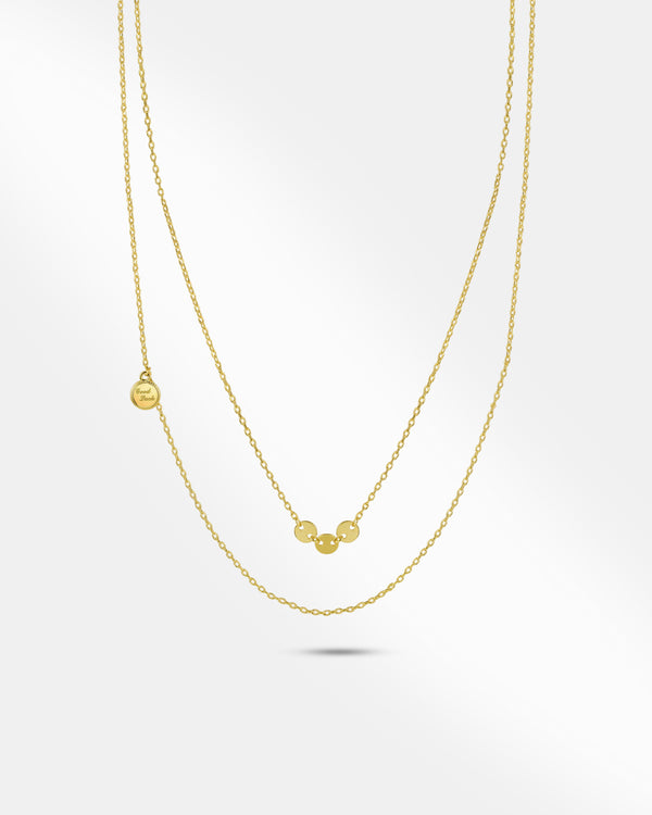 Double layered Chain Necklace