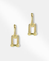 U Buckle Earrings-1