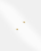 18K Gold  Ball Stud Earring-6