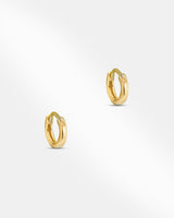 Gold Plated Huggie Hoop Earring