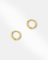 Gold Plated Huggie Hoop Earring-1