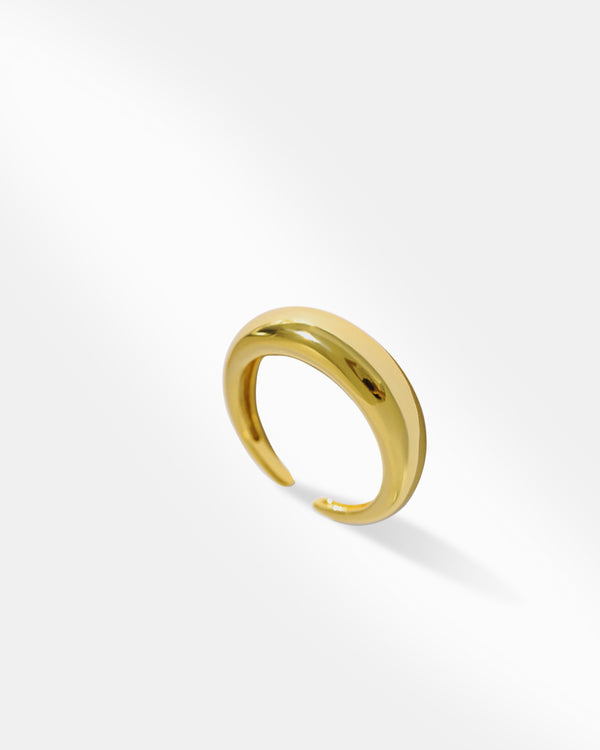 Gold Plated Dome Ring